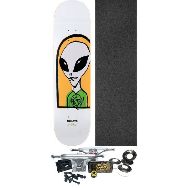 Alien Workshop Skateboards Sammy Montano Believe Assorted Colors Skateboard Deck - 8" x 31.625" - Complete Skateboard Bundle